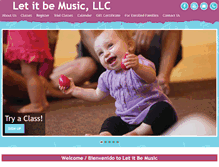 Tablet Screenshot of letitbe-music.com